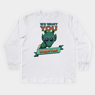 Greedo Wants You To Shoot First Kids Long Sleeve T-Shirt